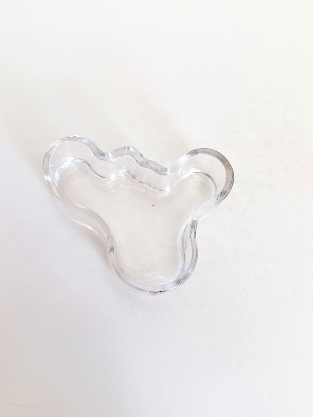 VINTAGE ALVAR AALTO IITTALA CLEAR GLASS SAVOY BOWL (small)